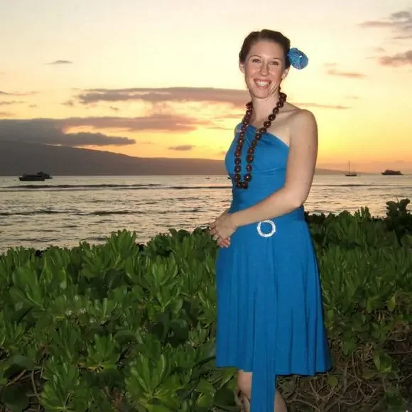 ChristinTina Convertible Infinity Wrap Dress Small Teal Blue Modal Cocktail - Picture 7 of 8